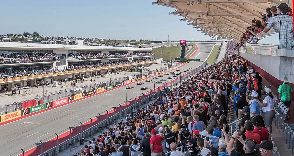 Image of the crowd at Circuit Of Americas race track